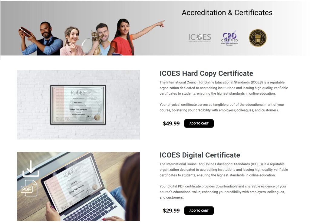 Accredited courses from International Open Academy